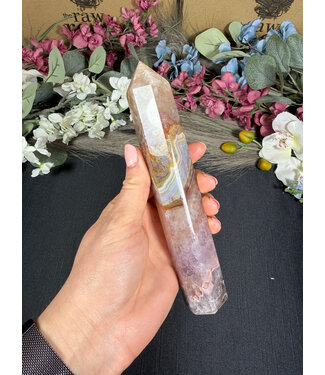 Amethyst Agate Point, Size Dino-Plus [275-299gr]