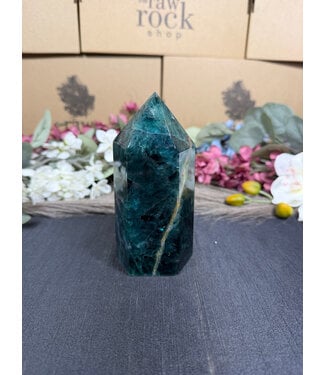 Rainbow Fluorite Tower #117, 832gr