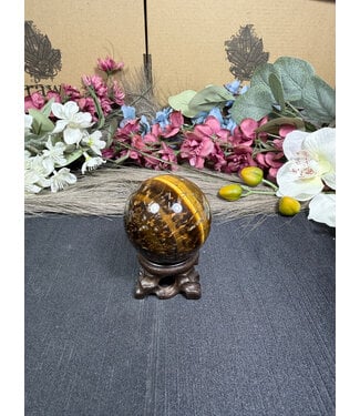 Tiger Eye Sphere #23, 178gr, 50.6mm