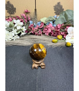 Tiger Eye Sphere #14, 92gr, 40.4mm