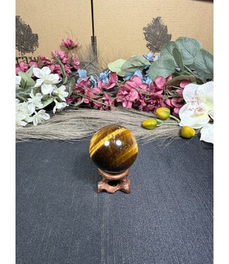 Tiger Eye Sphere #15, 104gr, 42.2mm