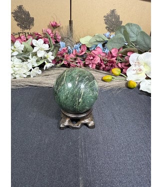 Nephrite Sphere #10, 356gr, 61.2mm