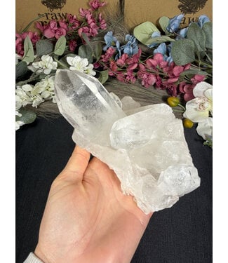 Clear Quartz Cluster #379, 928gr