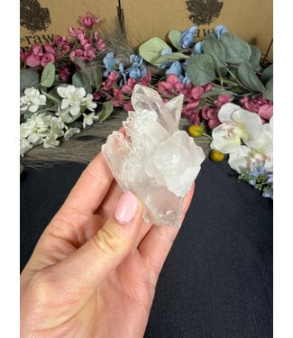 Clear Quartz Cluster #376, 174gr