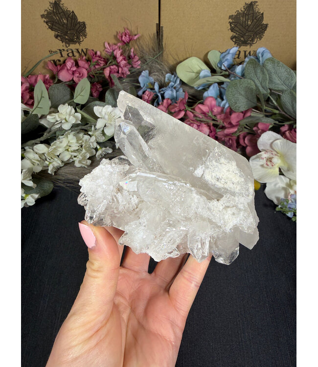 Clear Quartz Cluster #368, 546gr