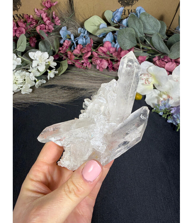 Clear Quartz Cluster #364, 240gr