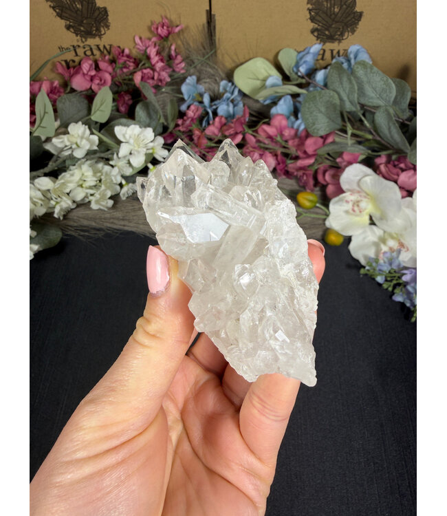 Clear Quartz Cluster #363, 190gr