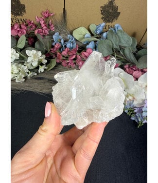 Clear Quartz Cluster #358, 296gr