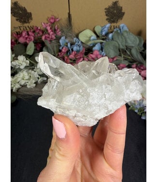Clear Quartz Cluster #347, 148gr