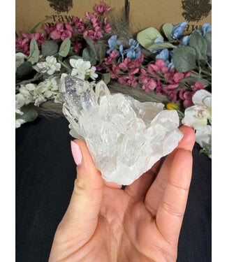 Clear Quartz Cluster #346, 220gr