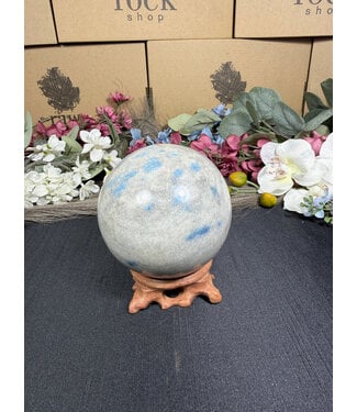 K2 Jasper Sphere #1, 410gr, 92.4mm