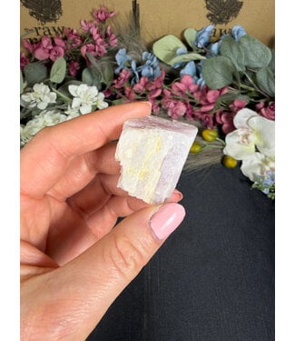 Rough Kunzite Piece #218, 38.5gr