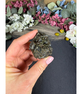 Raw Epidote Specimen #34, 86gr