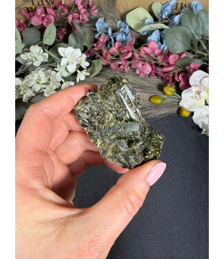 Raw Epidote Specimen #32, 114gr