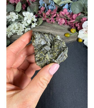 Raw Epidote Specimen #27, 120gr