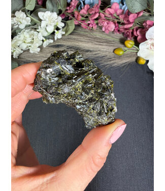 Raw Epidote Specimen #26, 116gr