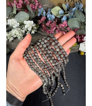 Yooperlite Beads Polished 15" Strand 6mm 8mm