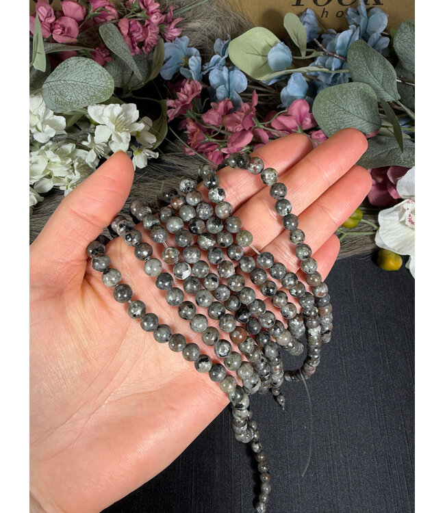 Yooperlite Beads Polished 15" Strand 6mm 8mm