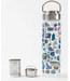 Gems & Minerals Glass Infuser Bottle