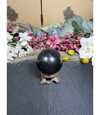 Black Tourmaline Sphere #2, 229.5gr, 52.8mm