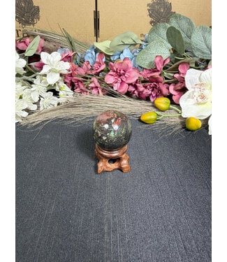 Dragon Bloodstone Sphere #5, 69gr, 34.5mm