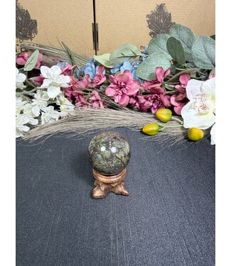 Dragon Bloodstone Sphere #6, 71.01gr, 34.8mm