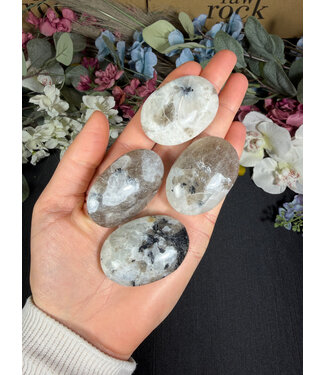 Rainbow Moonstone Palm Stone, Size XX-Small [25-49gr]