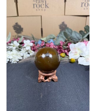 Carnelian Sphere #1, 392gr, 66.2mm