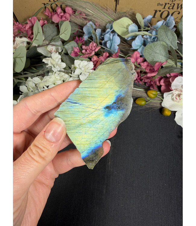 Labradorite Freeform Rough and Polished #146, 36gr