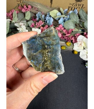 Labradorite Freeform Rough and Polished #141, 58gr
