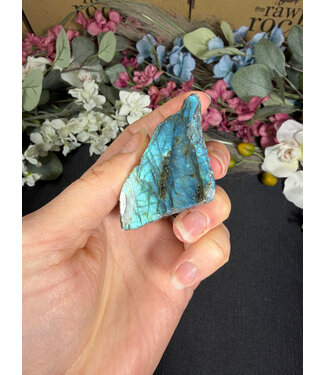 Labradorite Freeform Rough and Polished #138, 88gr