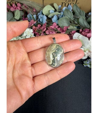 Ocean Jasper Pendant #6, 10.52gr