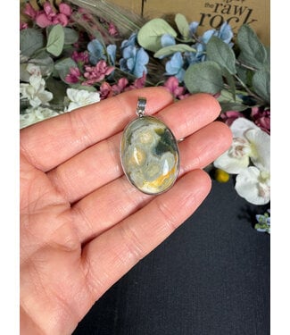 Ocean Jasper Pendant #11, 9.67gr