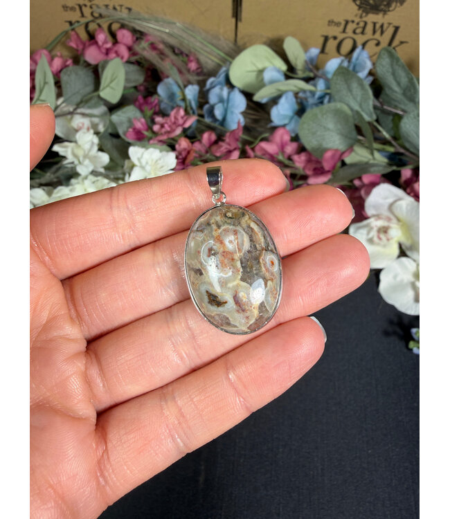 Ocean Jasper Pendant #7, 8.53gr