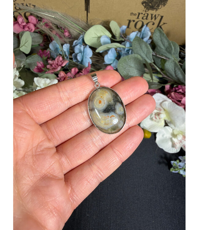 Ocean Jasper Pendant #5, 7.19gr