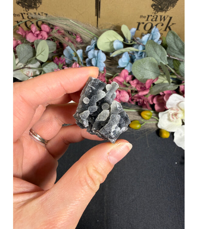 Raw Black Chalcedony #10, 32.82gr