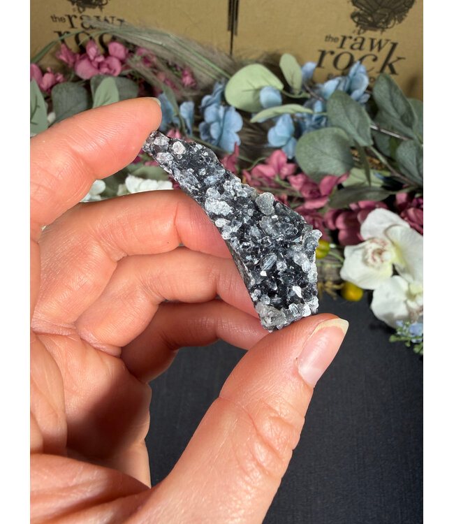 Raw Black Chalcedony #35, 15.35gr