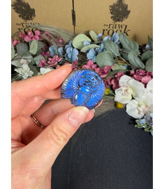 Labradorite Scarab Beetle #2, 21.94gr