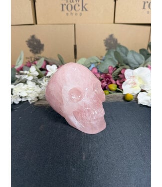 Rose Quartz Skull #8, 1382gr
