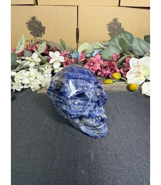 Sodalite Skull #3, 928gr