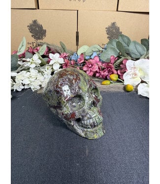Dragon Bloodstone Skull #1, 1162gr