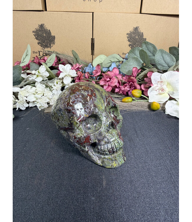 Dragon Bloodstone Skull #1, 1162gr