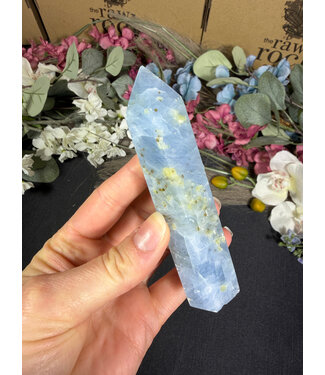 Blue Calcite Point, Size Jumbo [150-174gr]