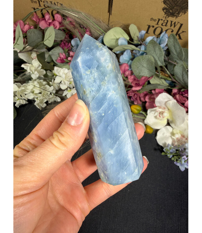 Blue Calcite Point, Size Jumbo-Plus [175-199gr]