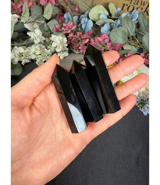 Black Obsidian Point, Size Small [25-49gr]