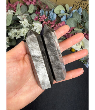Silver Sheen Obsidian Point, Size X-Large [100-124gr]