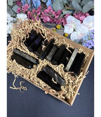 Gold Sheen Obsidian Points 1KG bulk lot