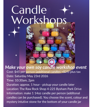 Candle Making Workshop: May 23rd 2026 at 2pm