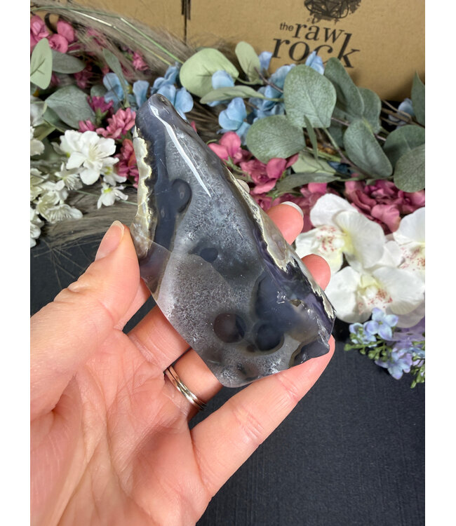 Fluorescent Agate Freeform #11, 123gr