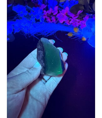 Fluorescent Agate Freeform #69, 66.35gr